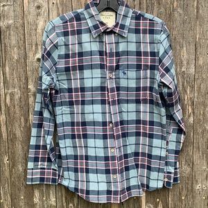 NEW- Abercrombie & Fitch Plaid Button Down